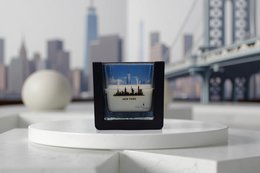 Vela perfumada sorpresa - Ciudades - Nueva York - 235 gr de cera vegana