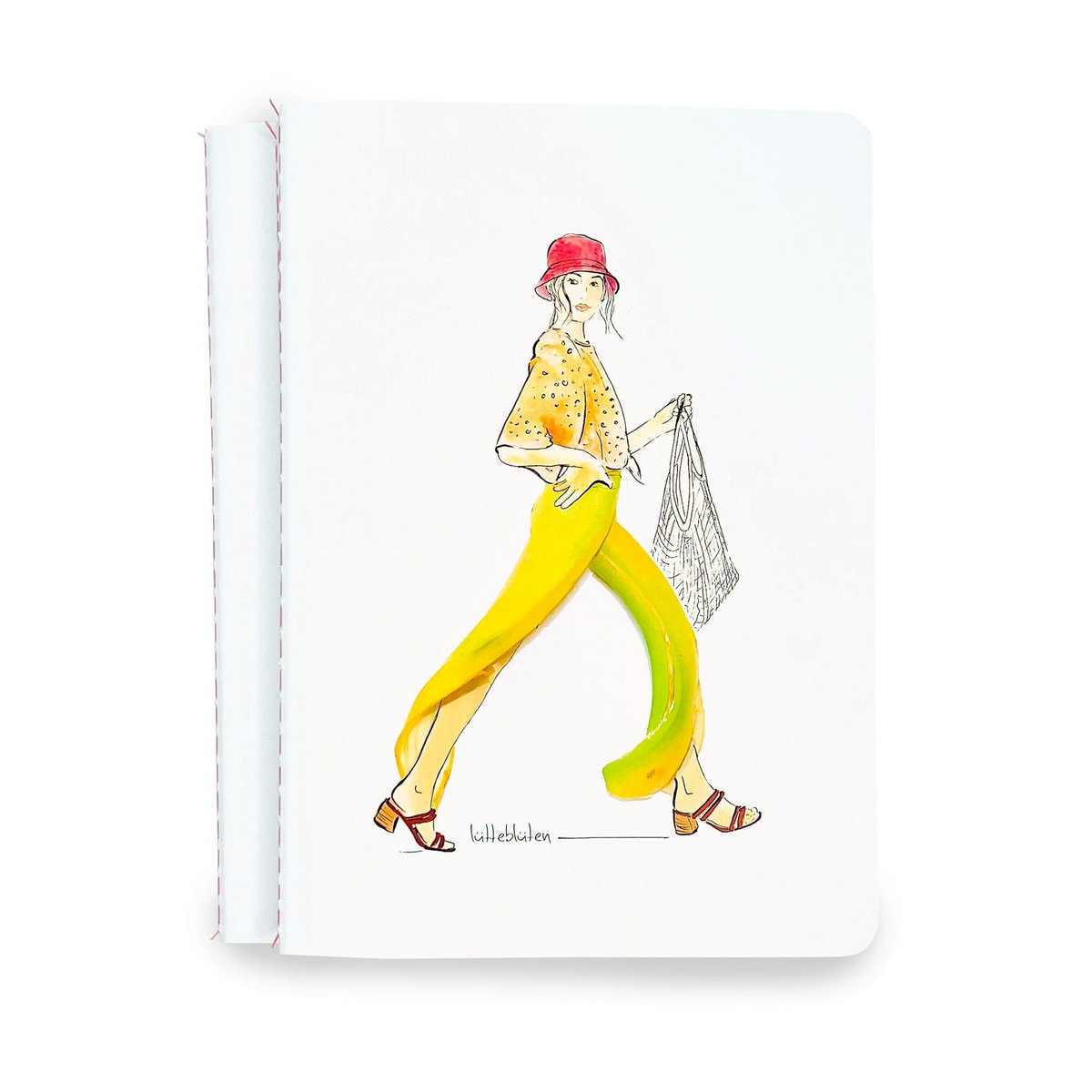 Stitched booklet | banana
