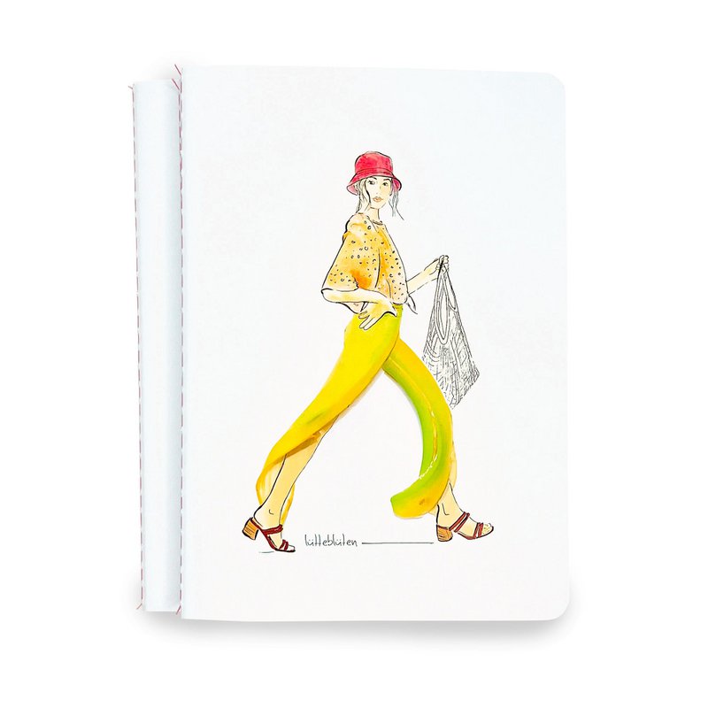 Stitched booklet | banana