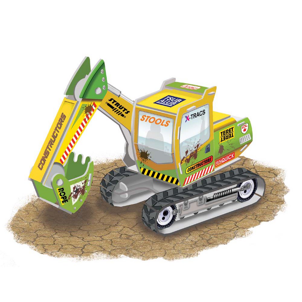 Dekorative Modelle "Baumaschinen"