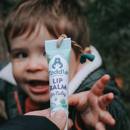 Dribleproof læbe- og kindbalsam til babyer og børn