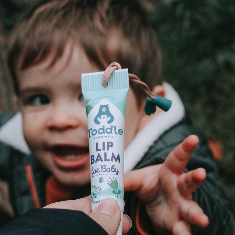 Dribleproof læbe- og kindbalsam til babyer og børn