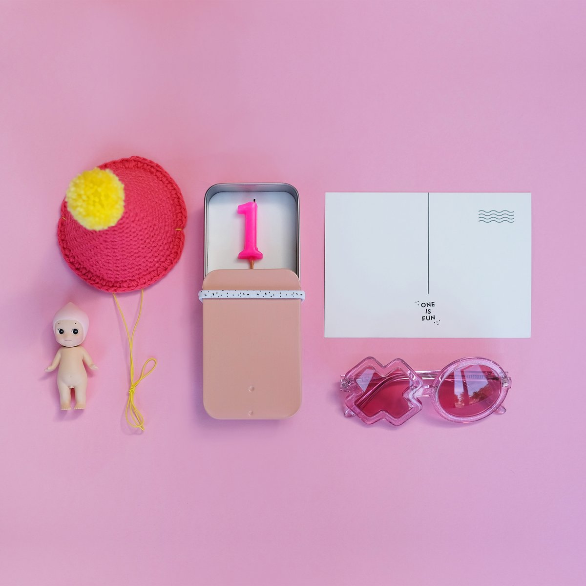 Treasure Tin - Blush Pink