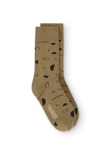 Beige Sidereal Rain Crew Socks (adult)