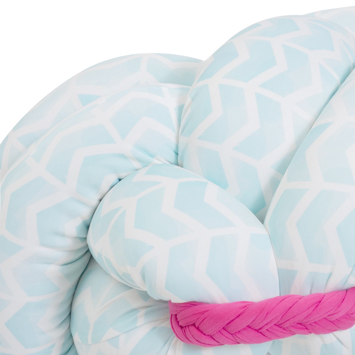 Knotty Knot Large Knot Cushion - Blue Ribon