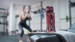 Sport-Casual · SKY RED - Sustainable drinking bottle