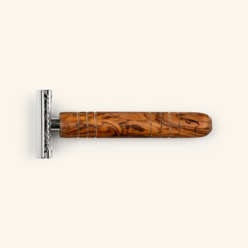 Olivewood Double Edge Safety Razor - Handgemacht