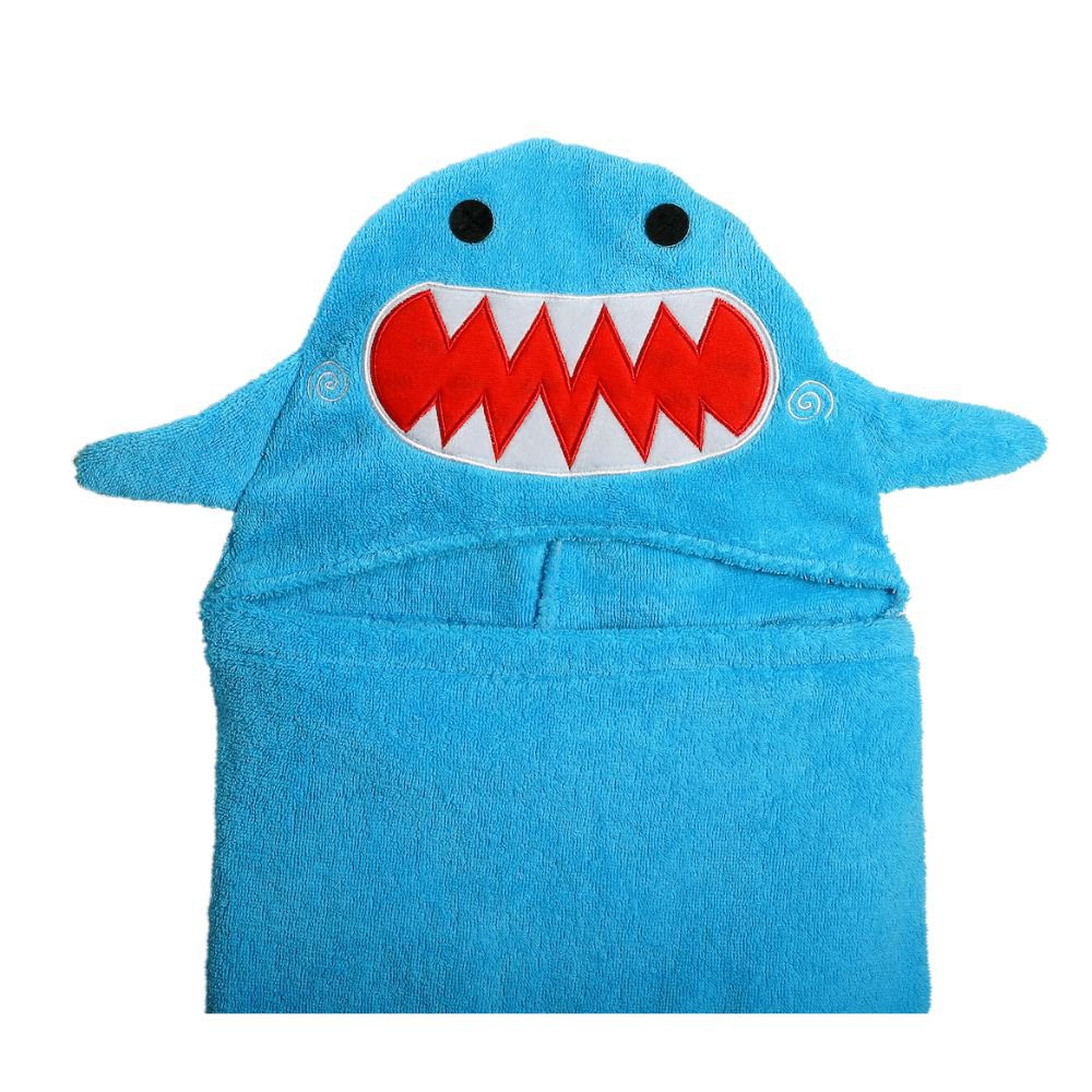 Zoocchini Kinderhandtuch mit Kapuze - Sherman the Shark