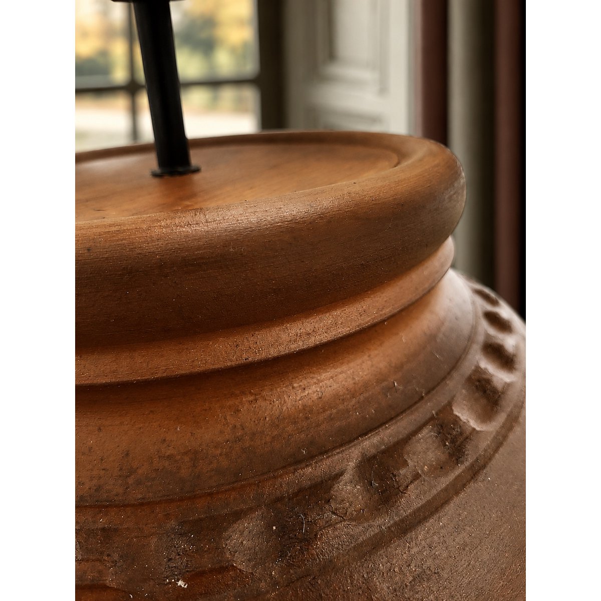 Terracotta no.57 - Timelessly Human Collection - Ceramic table lamp