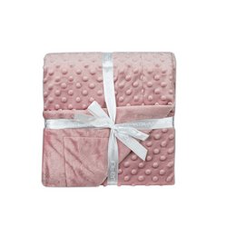 COUVERTURE A BULLES - 80 X 110 - POLAIRE CORAIL + DOUDOU 28X17 - MOD. OSITO - ROSE FONCÉ