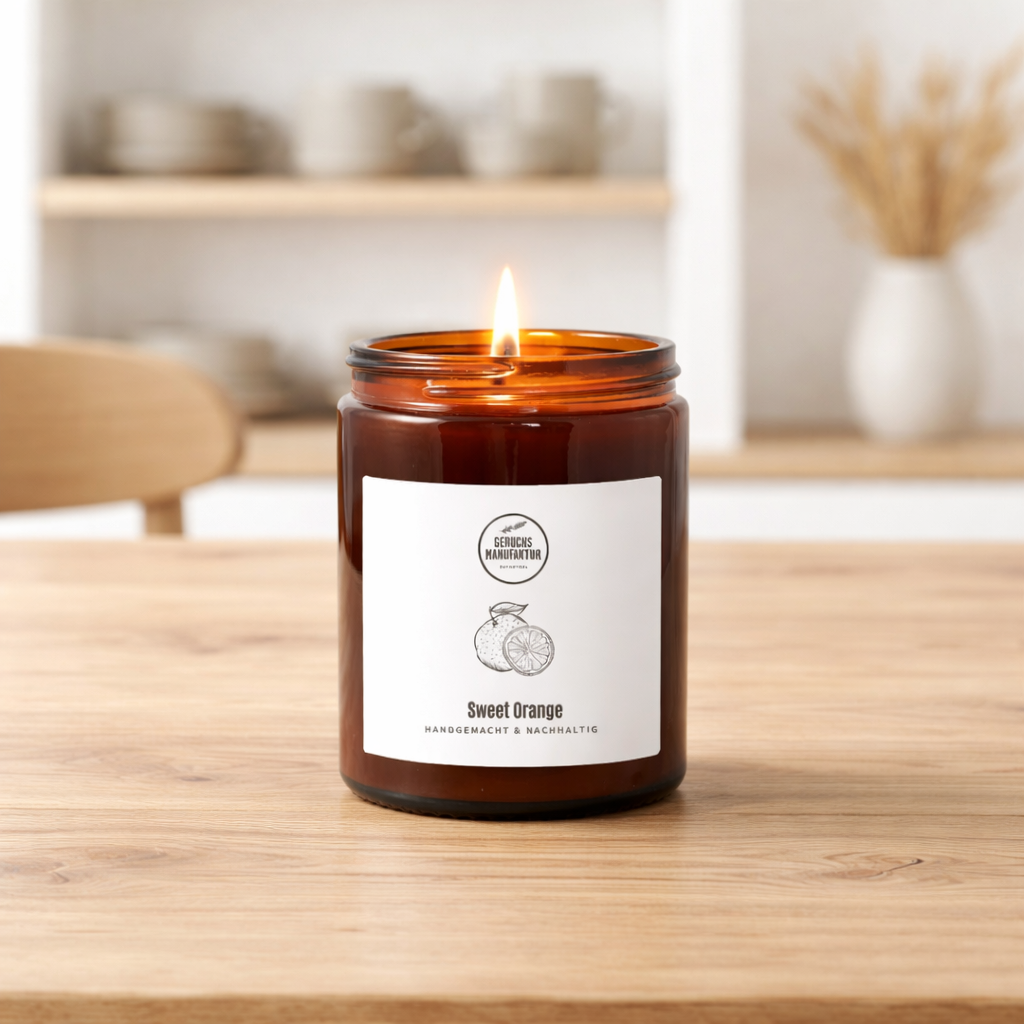 Fragrance candle "Sweet Orange" - fruity & refreshing