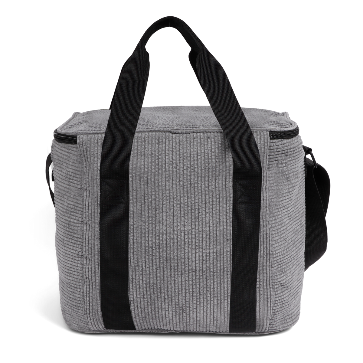 Cooling bag »freezer bag» isolated picnic bag in cord optics »insulation bag» Small cool box with handle and shoulder strap