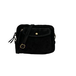 SAC BANDOULIERE CUIR DAIM ANAELLE