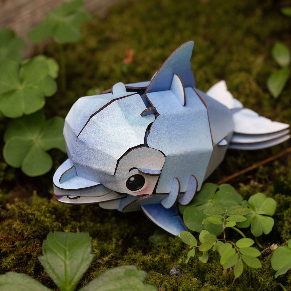 Mieredu - 3D Puzzel Build And Sound - Dolfijn