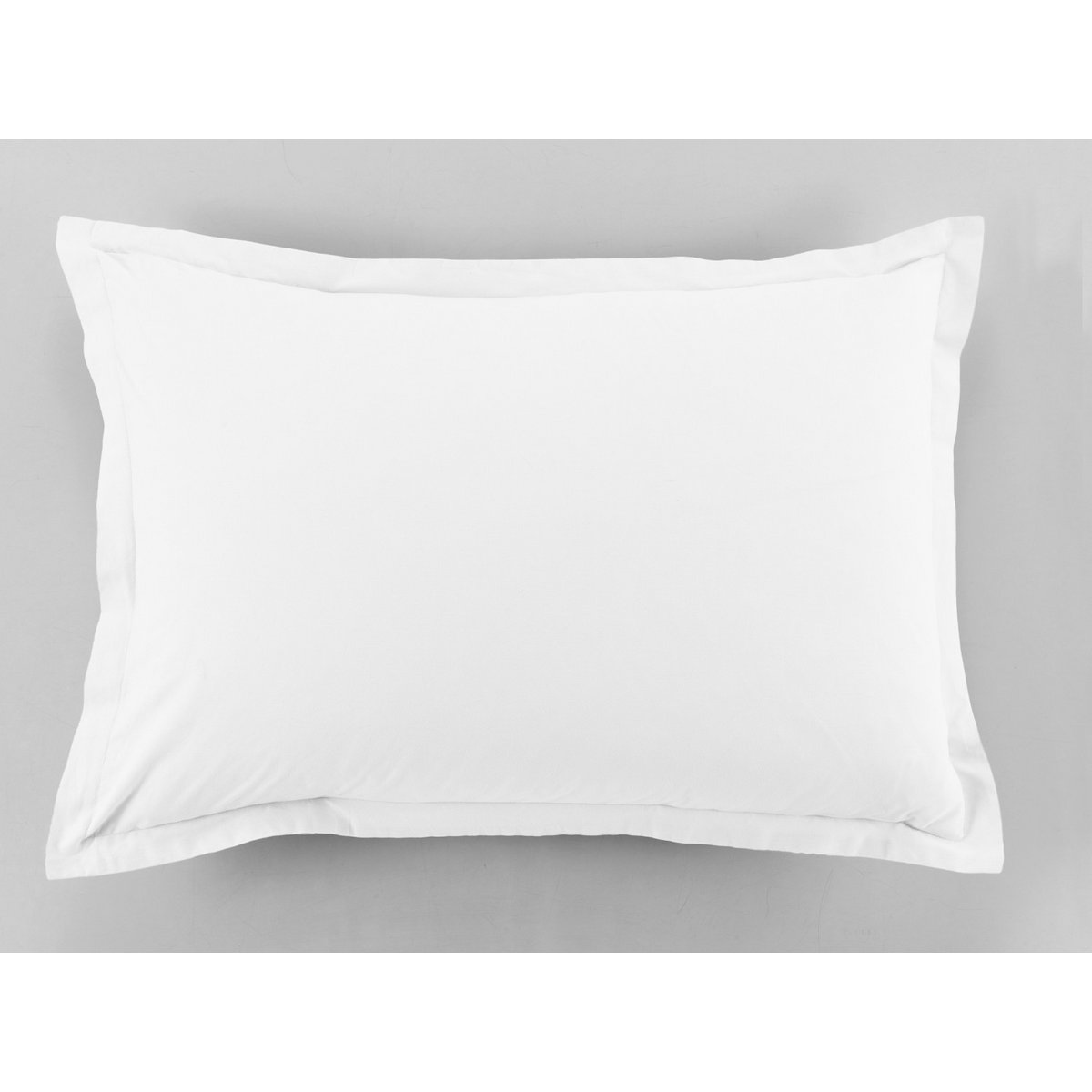 SET VAN 2 KUSSENSLOPEN 50X70CM 100% KATOEN 57DRAAD WIT