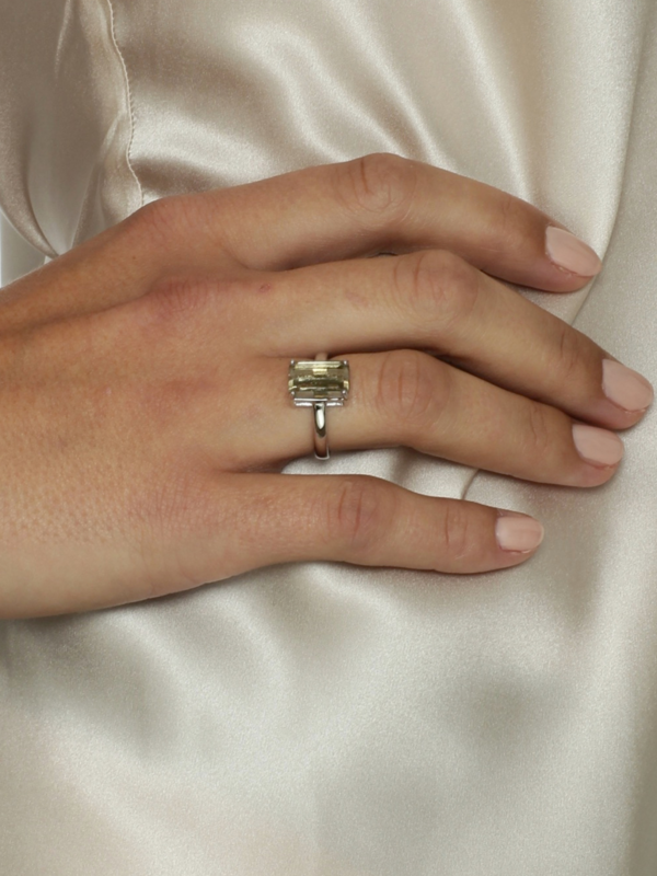 Say Yes! Ring | Adjustable | Chocolate silver