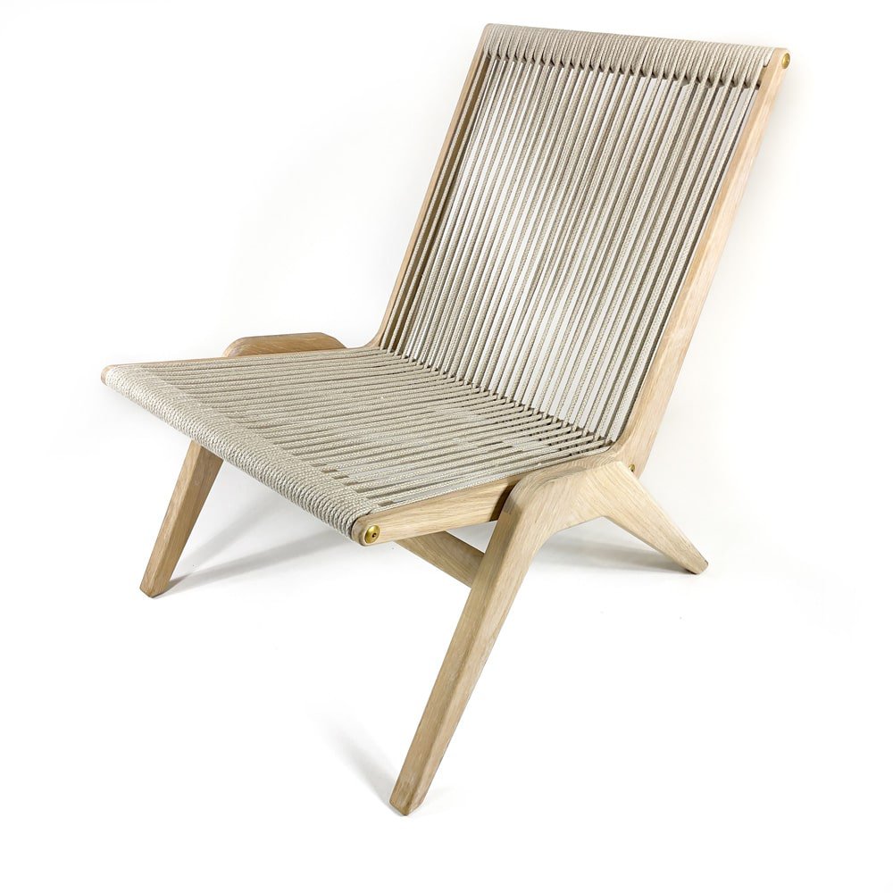 X-Stoel Wit Eiken / Beige
