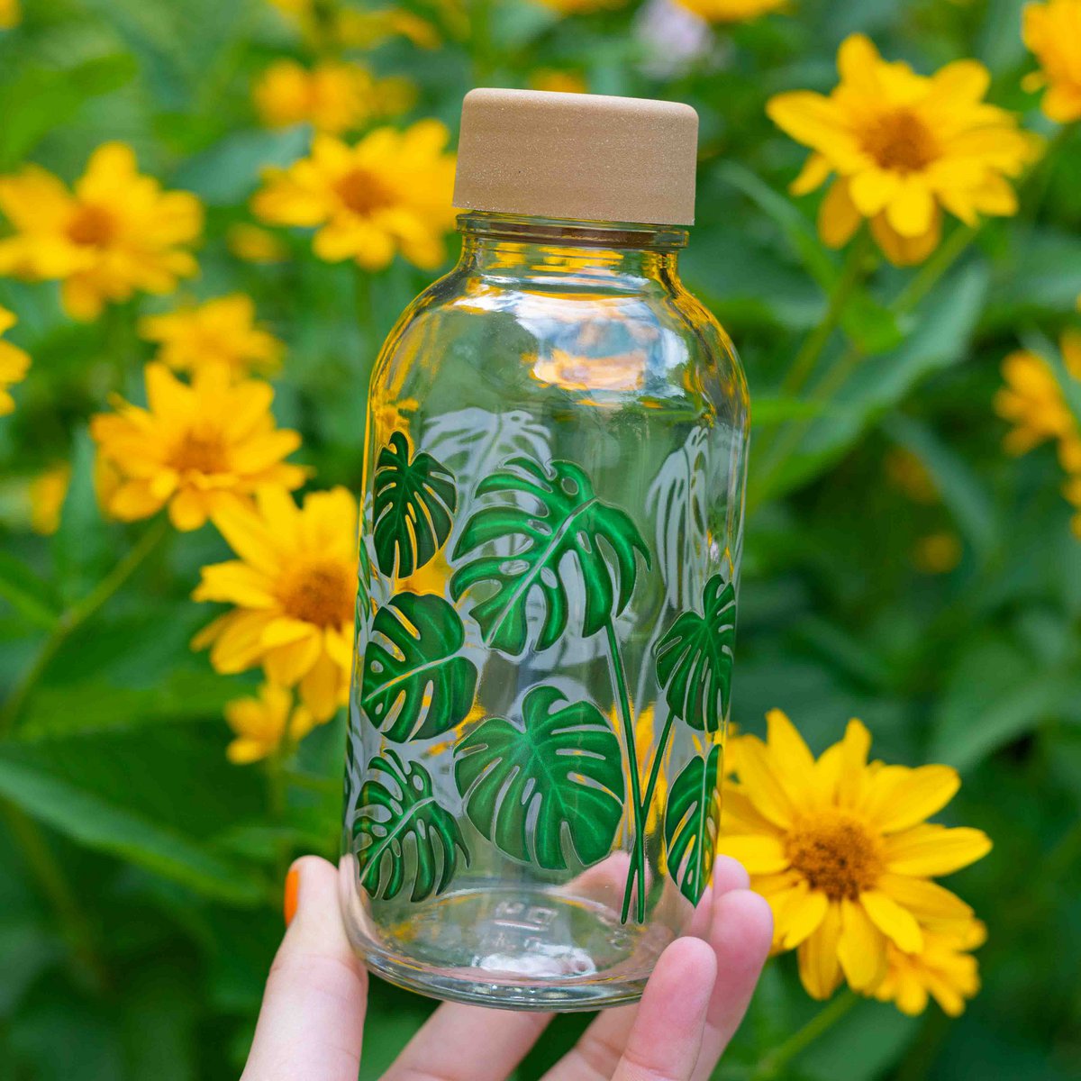 GREEN LIVING 0.4 l glass bottle