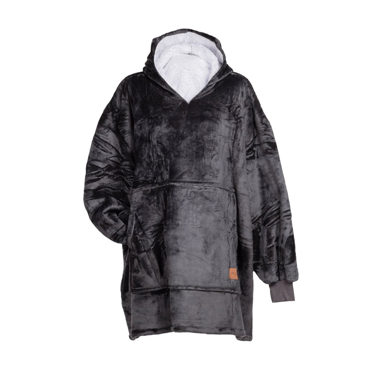 Vitapur - Couverture à capuche + chaussettes - Gris