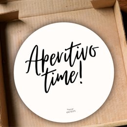 Pizza box: aperitivo time - Decocard