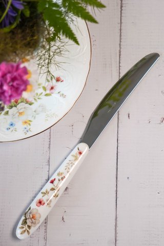 Knife English Garden 21 cm Isabelle Rose
