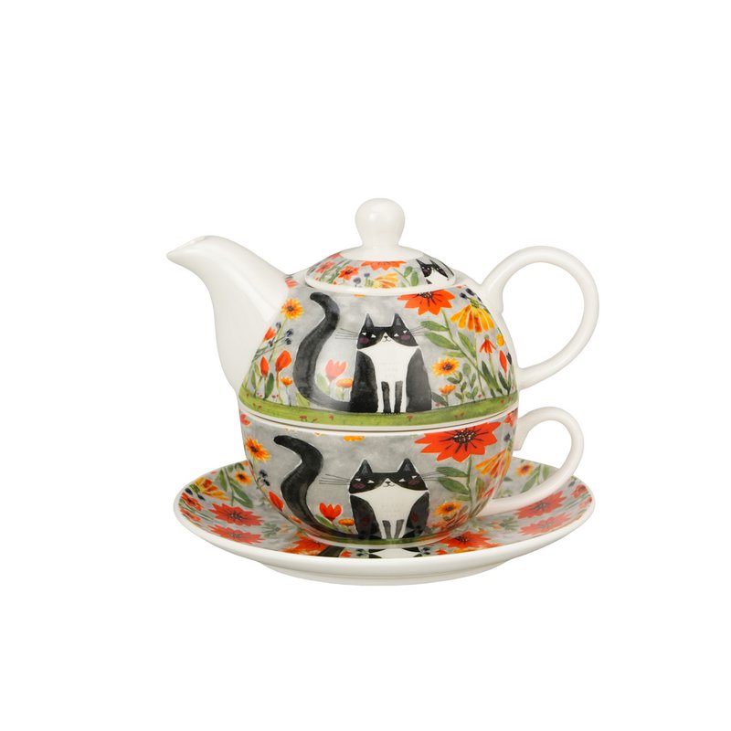 DUO CATS Tea for One, 350ml, MEADOW, Giftbox