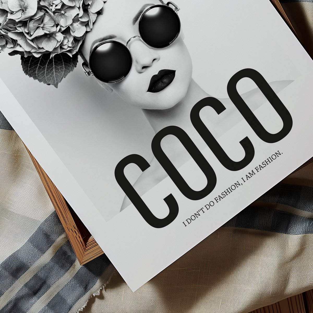 Poster: Coco - I don't do fashion, I am fashion
