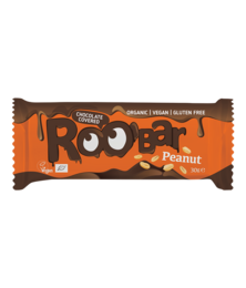 Chocolate Covered Peanut bar ,organic, Roobar, 30g