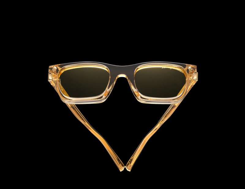 Walton & Mortimer n. 54: occhiali da sole "Inferno" Shimmer Champagne