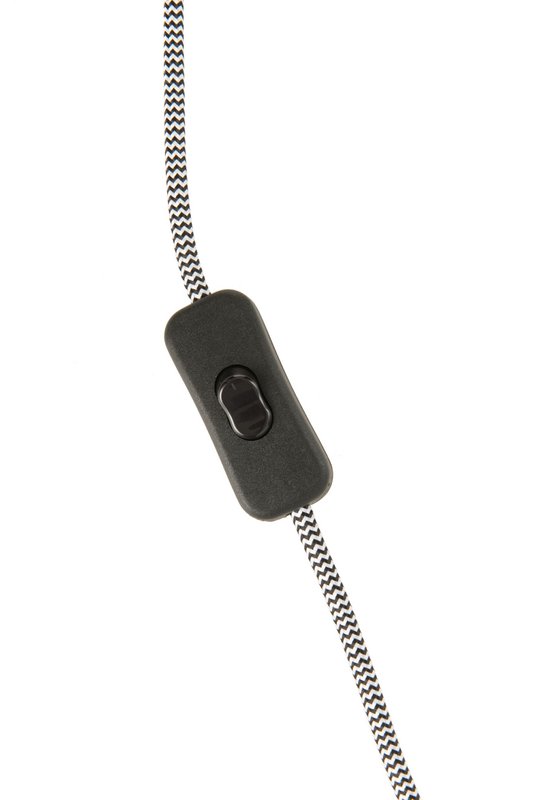 Lampa J-Line P'tit Maurice - żywica poliestrowa - czarna