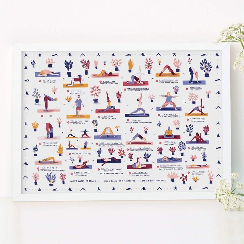 Yoga Impression artistique