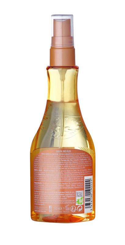 OLIO PER CAPELLI E CORPO PROFUMO DES ISLANDS SPF 0
