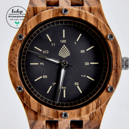 Wooden Wrist Watch, Giftable Accessories, Watch With Gift Box, Father Of The Bride Gift, Best Man Gift, Accessories And Watches ~ The Yew