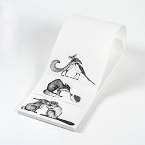 Notepad – cuddly toys trio
