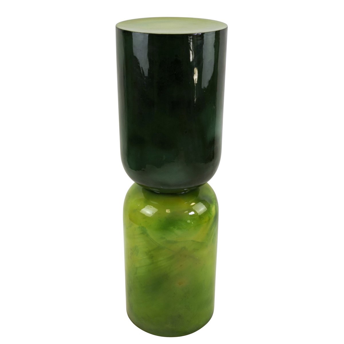 Colonne Marea, vert, métal, émaillé, 38x38x121 cm
