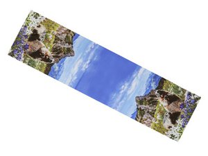 Damen Schal Murmeldesign mit Glitzer, 185cm