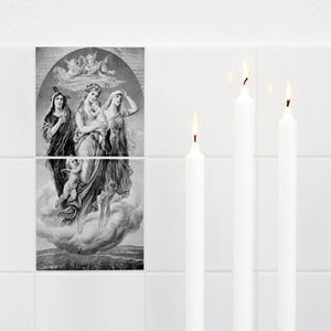 Faith Love Hope - Stickers for Tiles