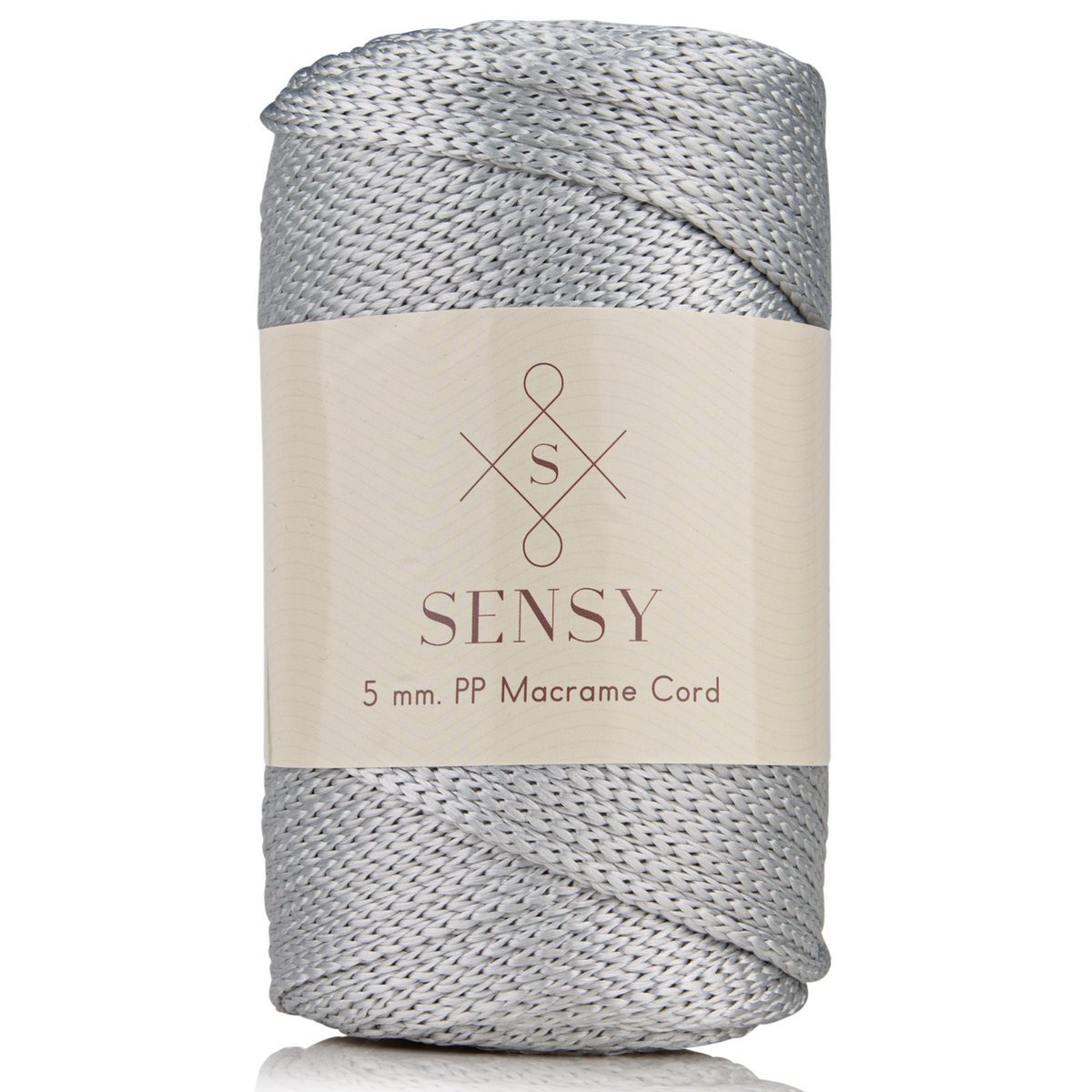 Cordoncino macramè Sensy Premium da 5 mm - 104 iarde, 100% poliestere