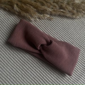 Twist haarband - donker roze