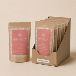 Rose & Ceremonial Cacao | Pasión | 500gram (5 pieces)