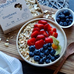 Premium Organic Crushews SnackPackNaturelContenu: 60g