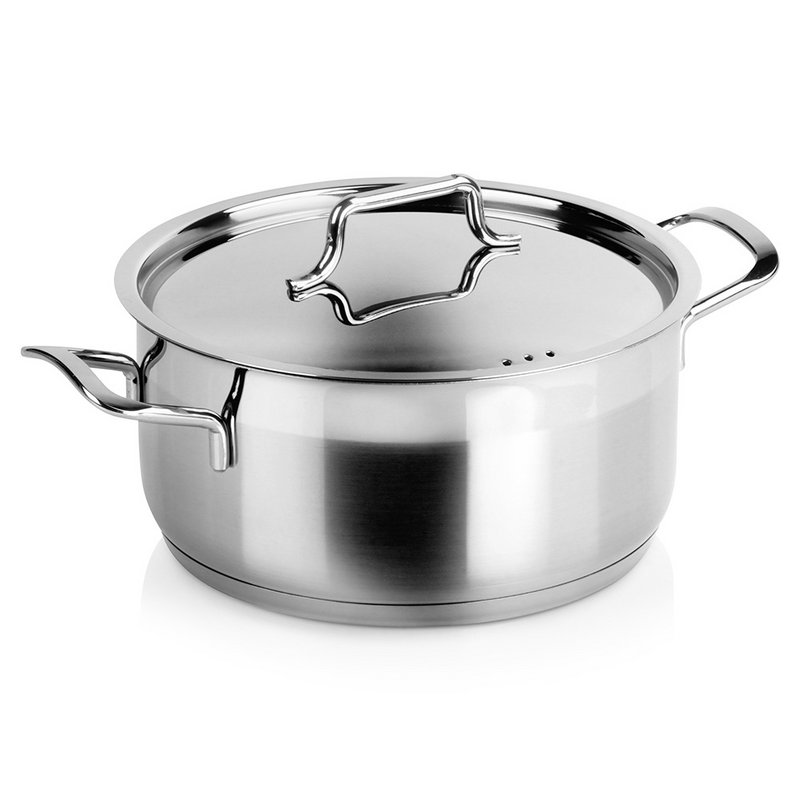 Topfstahl mit Deckel Anett 20 cm, 3 l