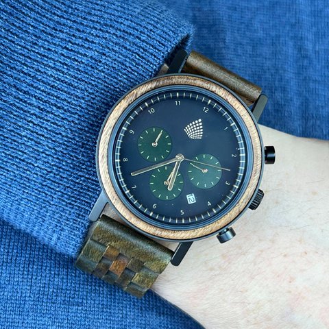Mens Watches, Wooden Eco Watch, Handmade Watches, Sustainable Watch, Wood Wrist Watch, Brown Wristwatch, Analog Hand Watch ~ The Cedar