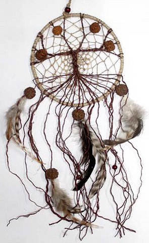 Dreamcatcher Hemp Cord-Tree with Rudraska