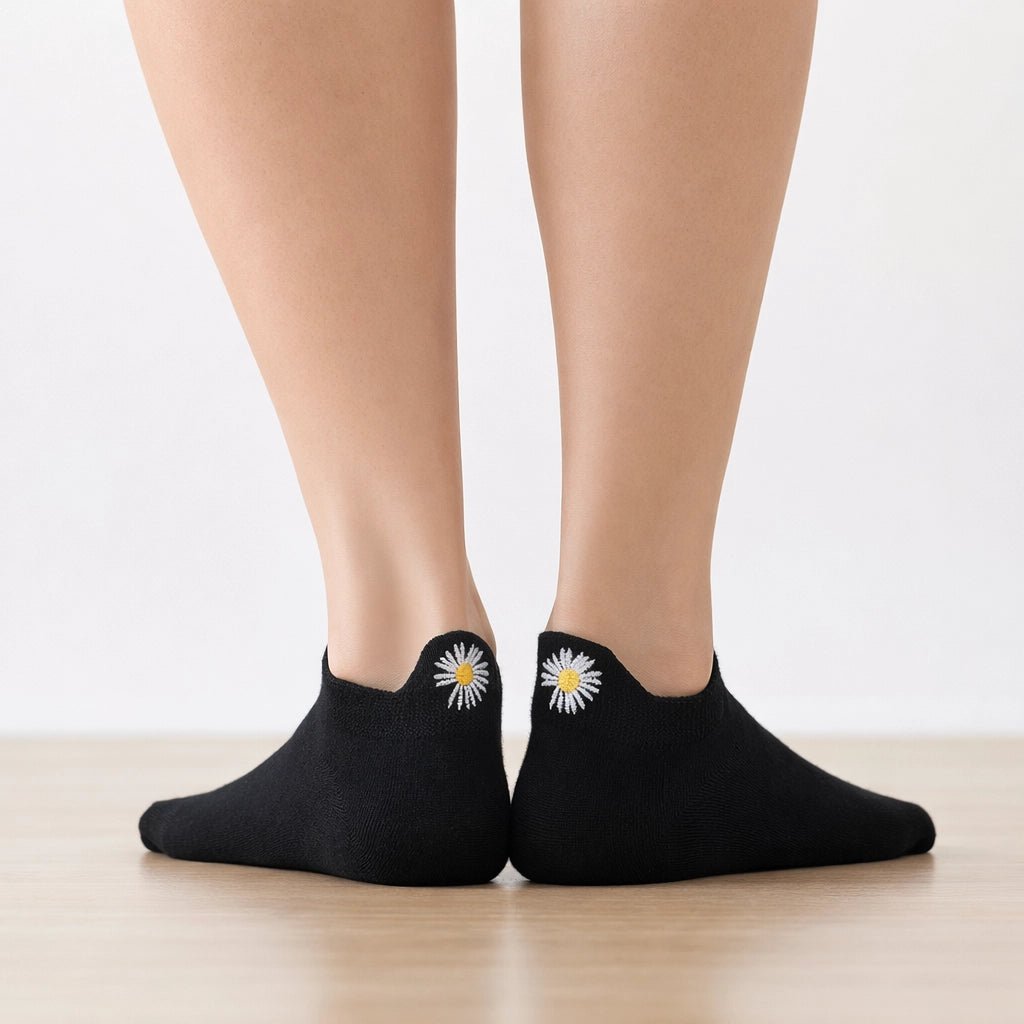 Calcetines con lengua de flores para mujer I 35-41