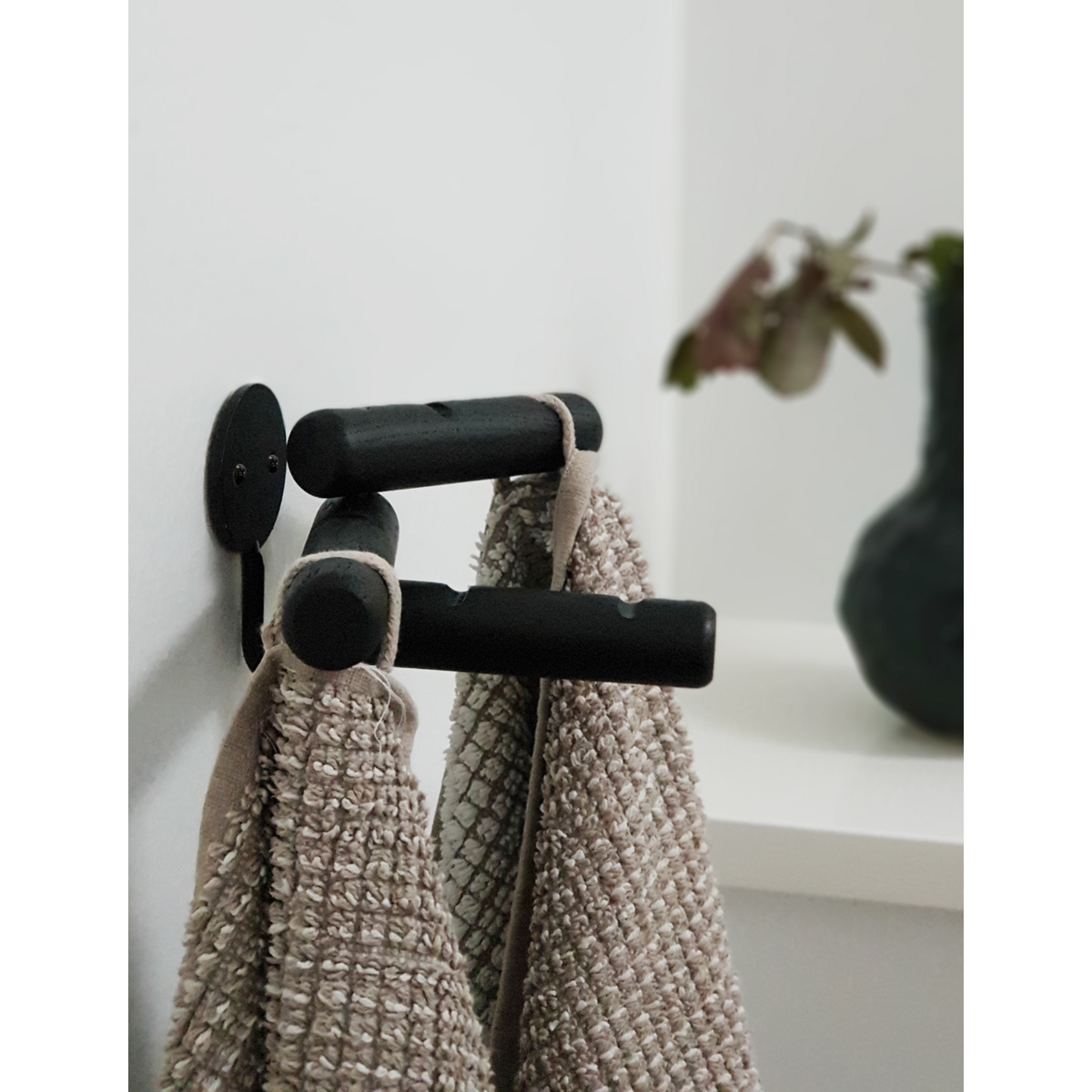 3Hooks - Gancho 3 en 1 - Roble negro