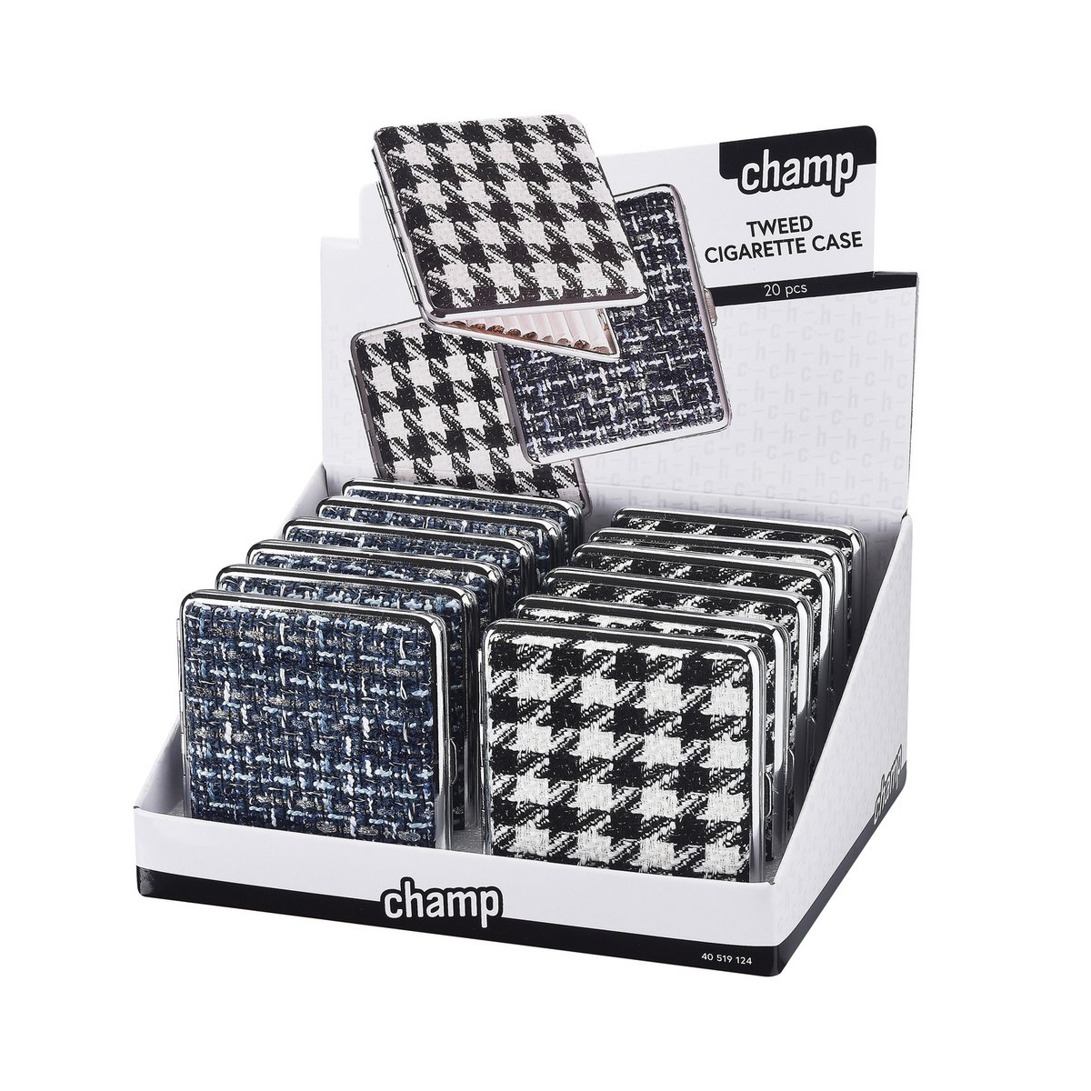 Tweed cigarettaske