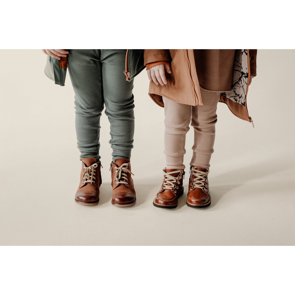 RIB-Hose für Kinder in Khaki