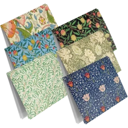 Lykønskningskort sæt Botaniske print