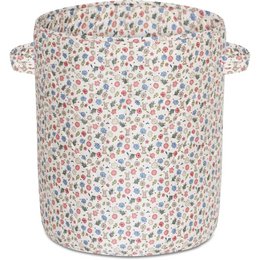 Padded storage basket with a floral print design, suitable for organizing and storing items in the home.
The Moe padded storage basket is a large-sized storage solution featuring a miniflower print design. The basket is made of a soft, padded material that provides both storage and decorative functionality. The floral pattern includes a variety of colorful blooms and foliage, adding a charming, nature-inspired aesthetic to the piece. This versatile basket can be used to organize and store a range of household items, from linens and toys to office supplies and more.